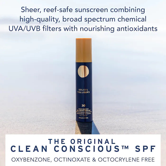 
                      
                        Clean Conscious Set + Protect Micro Mist Sunscreen SPF 30
                      
                    